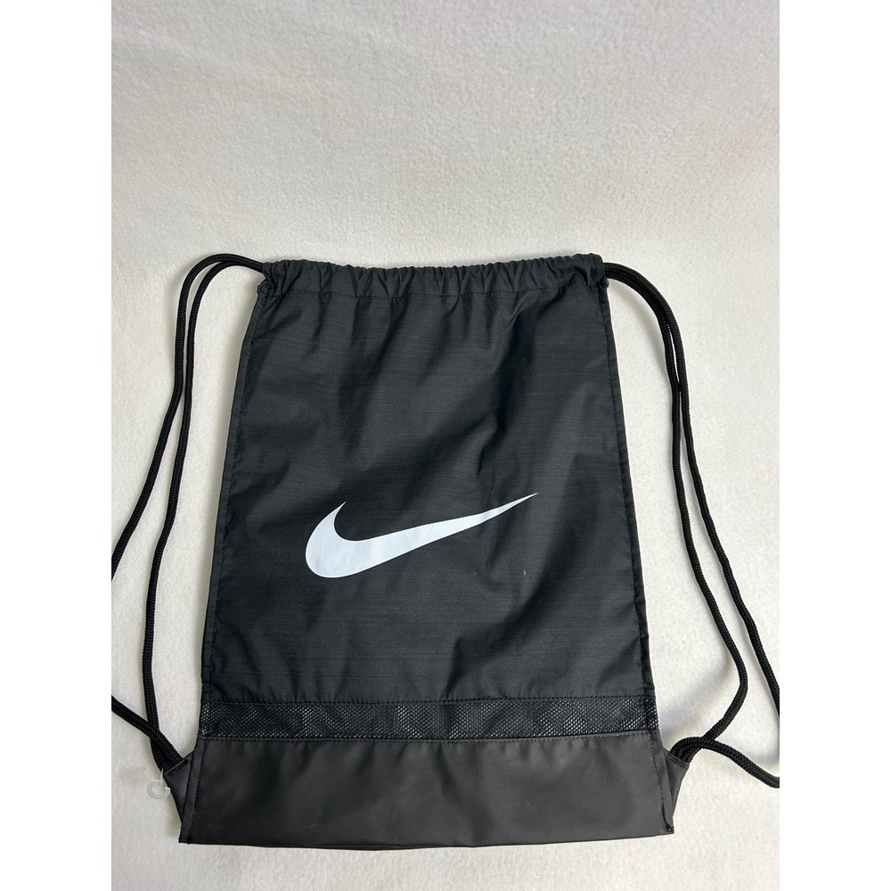 Sporty Nike Unisex OS Black Brasilia Drawstring Gym Sackpack Bag BA5338-010